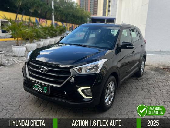 HYUNDAI CRETA 1.6 16V FLEX ACTION AUTOMÁTICO HYUNDAI CRETA 1.6 16V FLEX ACTION AUTOMÁTICO